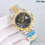 Clean Rolex Wimbledon Datejust 36mm Green Roman ETA2836 Movement
